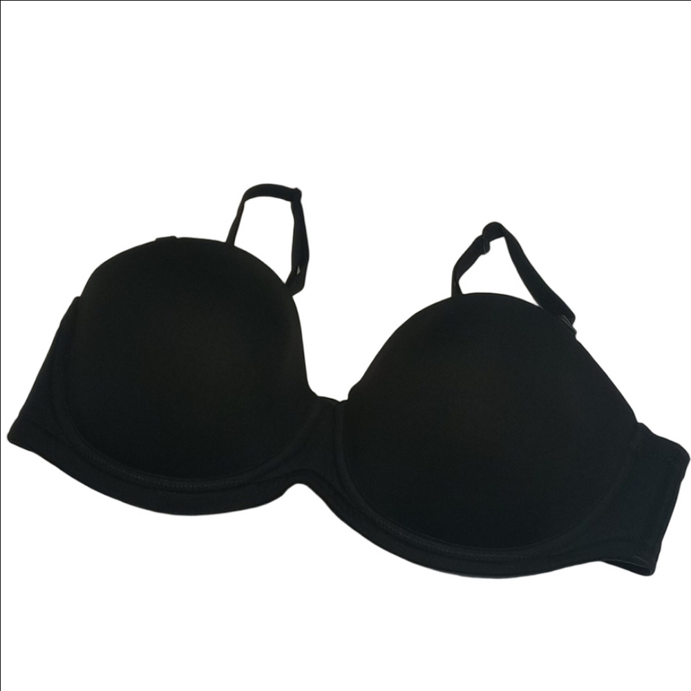 WACOAL "RED CARPET" STRAPLESS UNDERWIRE CONVERTIBLE BLACK BRA 38D ◀NWOT▶ - Picture 3 of 12